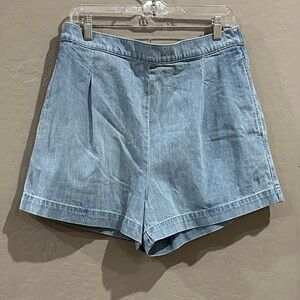 Madewell Light Blue Denim High-Rise Jean Shorts